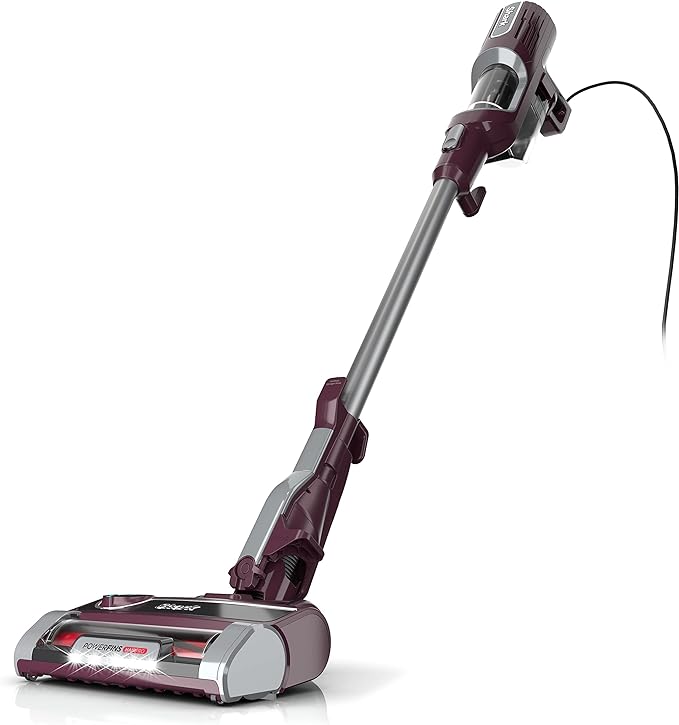 Shark HZ702 Ultralight PetPro Corded Stick Vacuum with PowerFins HairPro Odor Neutralizer Technology Crevice &amp Upholstery Tool Precision Duster Wine Purple (Renewed)