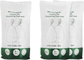SONGMICS 2-Roll and 1-Roll Drawstring Trash Bags Bundle 8.5 Gal. Garbage Bags for 8 Gal. or 16 Gal. Dual Trash Cans Custom-Fit Liner Code 30A 135 Count Total White UKRB30A02 and UKRB30A