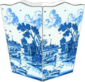 Marye-Kelley WB574-Delft Landscape Wastepaper Basket