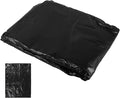 Luxshiny Black Thickened Plastic Garbage Bags 80x100cm 2.5 Mil 25pcs Unscented Trash Bags for Bathroom Office Bedroom Wastebasket Liners
