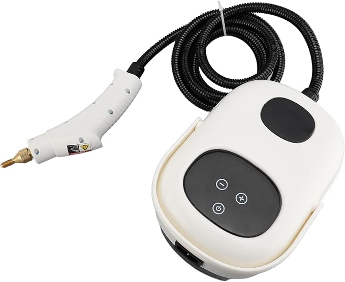Handheld Steam Cleaner White Scrubber Small Product High Temperature Supply High Pressure for Air Conditioner Kitchen Oil Handheld Steamers (US Plug 110V)