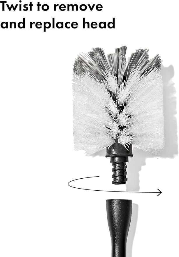 OXO Steel Bottle Brush with Replaceable Head 2 Pack