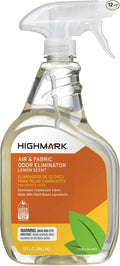 Highmark® Air &amp Fabric Odor Eliminator Lemon Scent 32 Oz Case Of 12