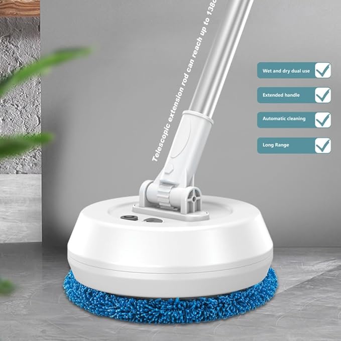 Wireless Electric Water Mop Cleaning Machine Automatic Wet Cleaner 2 in 1 Car Glass Ceiling Doors Windows Home Floor Mops