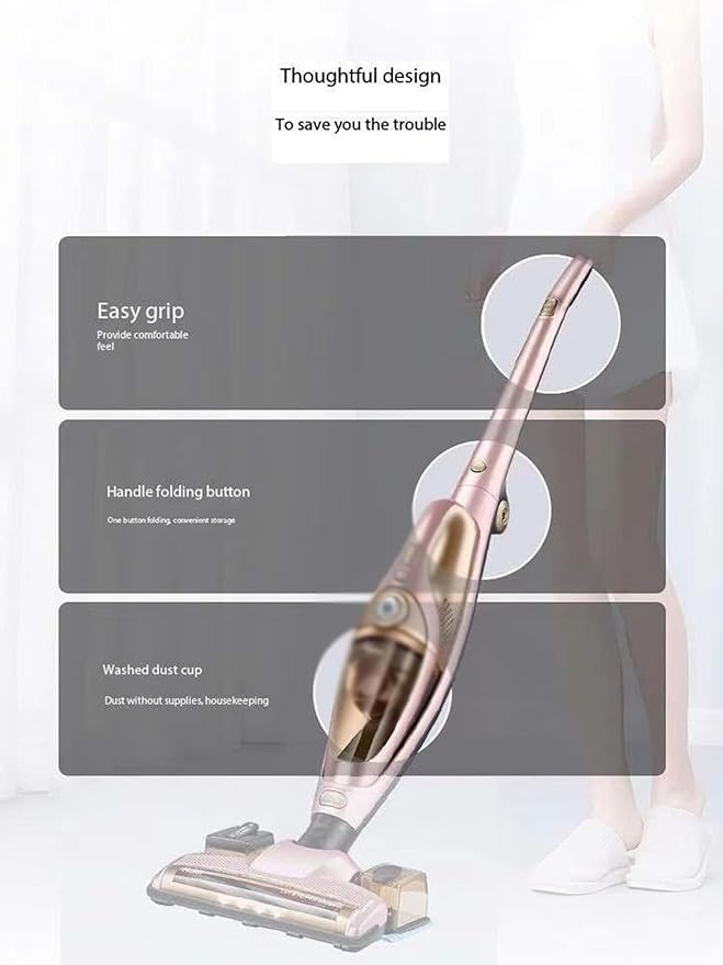 Scrubber Wireless Suction and Drag All-in-one Machine Self-propelled Function Front LED Lighting Charging and Storage Household Handheld Scrubber