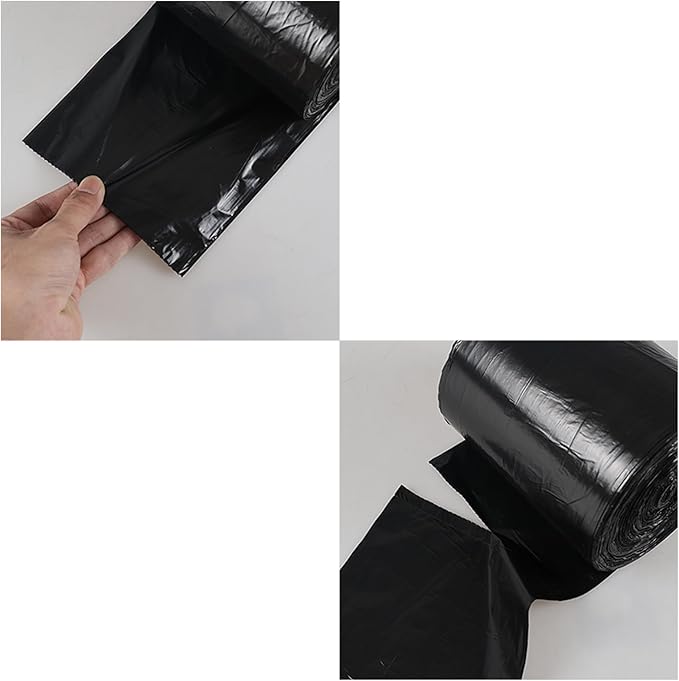 18 Gallons Large Garbage Bags Black Kitchen Trash Bags 100 Counts/1 Roll