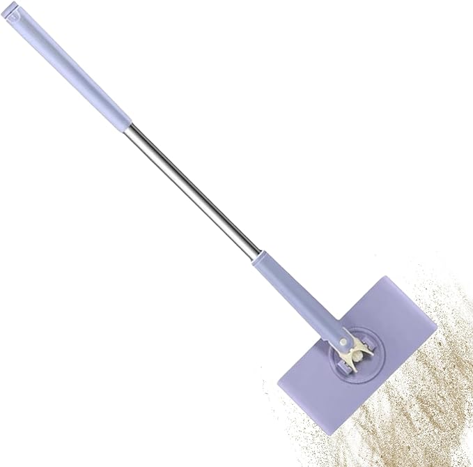 Genérico Portable Mini Mop – Handless Cleaning and Foldable – Mini Desk Mop with 360 Degree Rotation for Desk Tableware Kitchen Bathroom Car Living Room Floor and Home