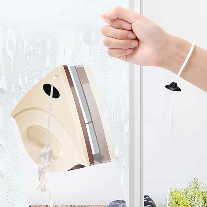 Window Cleaner Magnetic Magnetic Window Cleaner Glass Household Cleaning Tool 5-Files Adjustable Magnetic Brush Wiper 5-40Mm