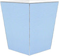 Marye-Kelley WB662-Blue Gingham Wastepaper Basket
