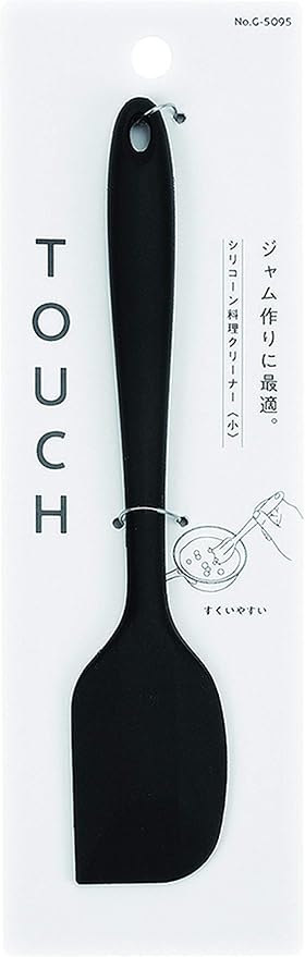 Pearl Metal Touch Silicone Cooking Cleaner Small Black