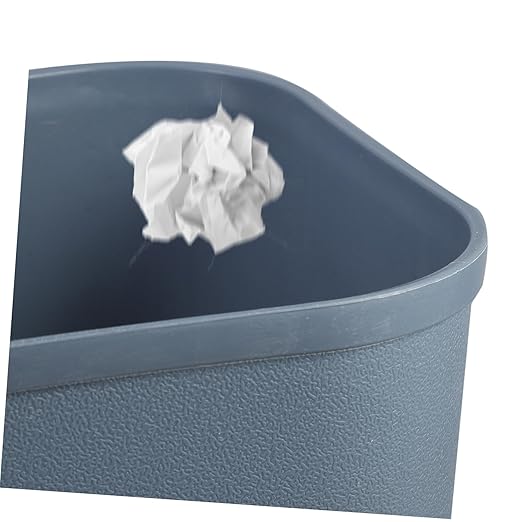 PRETYZOOM Compact Trash Bin Waste Basket for Kitchen Bathroom and Hotel Use Simple Japanese Design No Lid for Household Recycling and Garbage Disposal