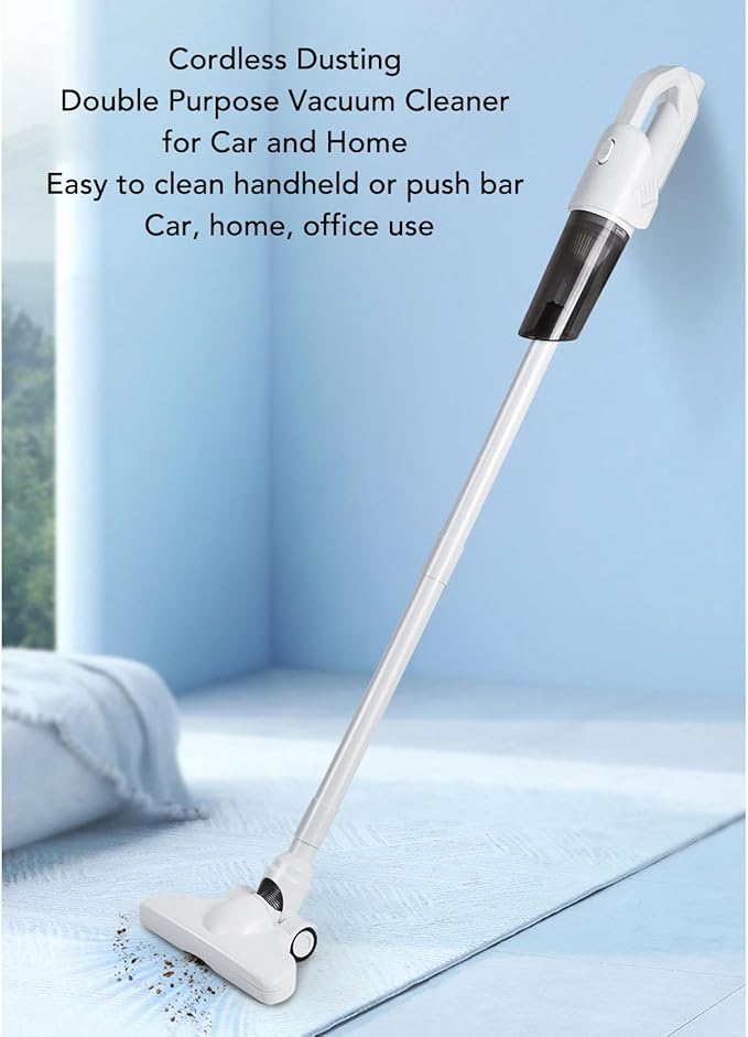 Hyuduo Cordless Stick Vacuum Cleaner 4000Pa Suction 120W 20 Min Runtime Rechargeable Handheld with HEPA Filtration 5 Attachments for Pet Hair Hard Floors Cars