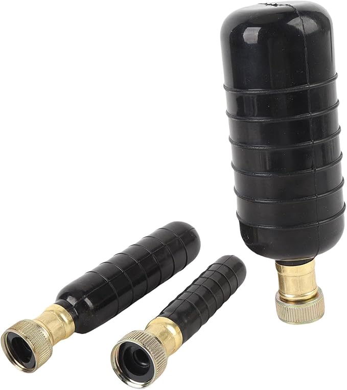 Rubber Drain Bladder Kit for 1 to 6 Inch Drain Pipes Bathroom Kitchen Sinks Unclog Bladders 3PCS DRAIN KIT