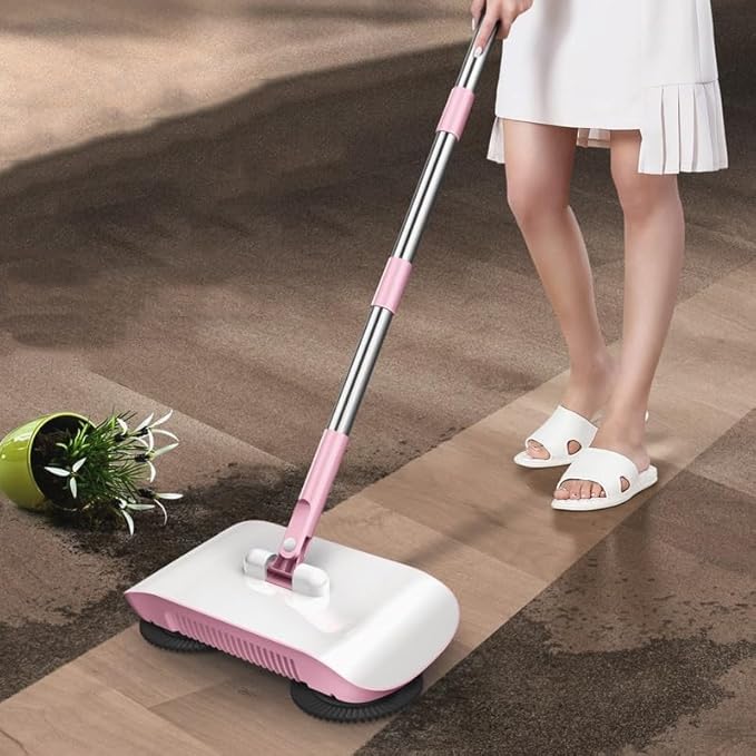 Hand Push Sweeping Robot Household Broom Dustpan Set for Cleaning