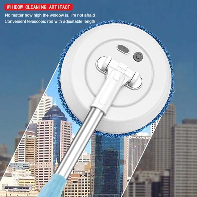 Wireless Electric Water Mop Cleaning Machine Automatic Wet Cleaner 2 in 1 Car Glass Ceiling Doors Windows Home Floor Mops