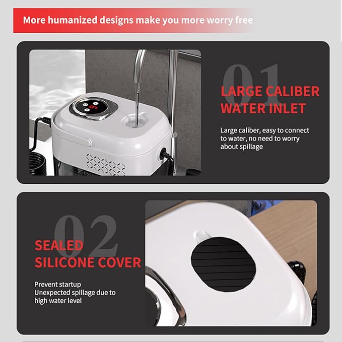 Pressurized Steam Cleaning Machine Handheld Steam Cleaning Machine with 1700ml Water Tank &amp LCD display 6 Gear Adjustment Suitable for Kitchen Bathroom Floor Tile Gap Cleaning