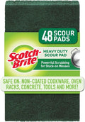 Scotch-Brite Heavy Duty Scour Pads Scouring Pads for Kitchen and Dish Cleaning 48 Pads