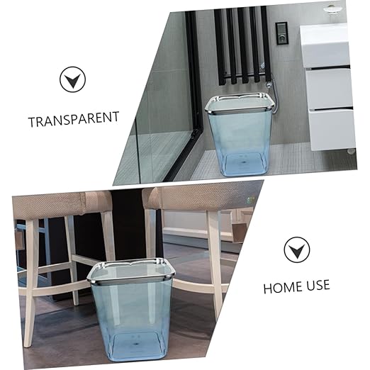 Garbage Bin Large Wastebasket for Bedroom Office Kitchen Sturdy Pp Easy to Clean