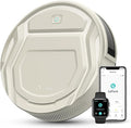 Lefant Robot Vacuum Cleaner M210 ProSlimQuiet2200Pa Suction120 Min Self-Charging Robotic Vacuums Freemove 3.0WiFi/APP/Alexa6 Cleaning Modes Ideal for Hard Floors Pet Hair Low CarpetChampagne