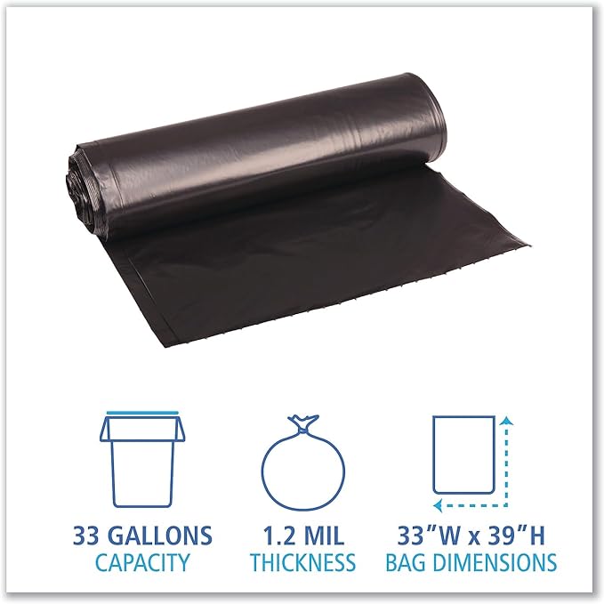 Boardwalk BWK516 - Super-Heavy Grade Can Liners