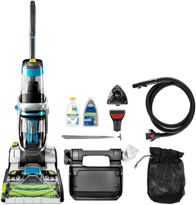 BIISSELLL Deep Cleaning Carpet Washer Pet Stain Remover Heated Water 1 Gallon Capacity Dual Brush System