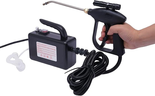 1600W High Temperature Pressurized Steam Cleaner Hand-held Portable Steam Cleaning Machine (Black)