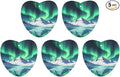 5PCS Car Air Freshener Hanging Personalized Double Sided Snow Lakes Car Fresheners Long Lasting New Cars Scents Cute Automotive Freshies for Closets Drawers (tea)