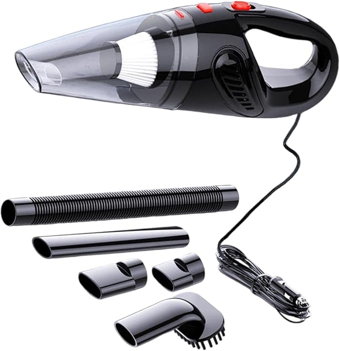 Portable Car Vacuum Rechargeable Car Machine Technology Small Design ABS Texture for Travel Use