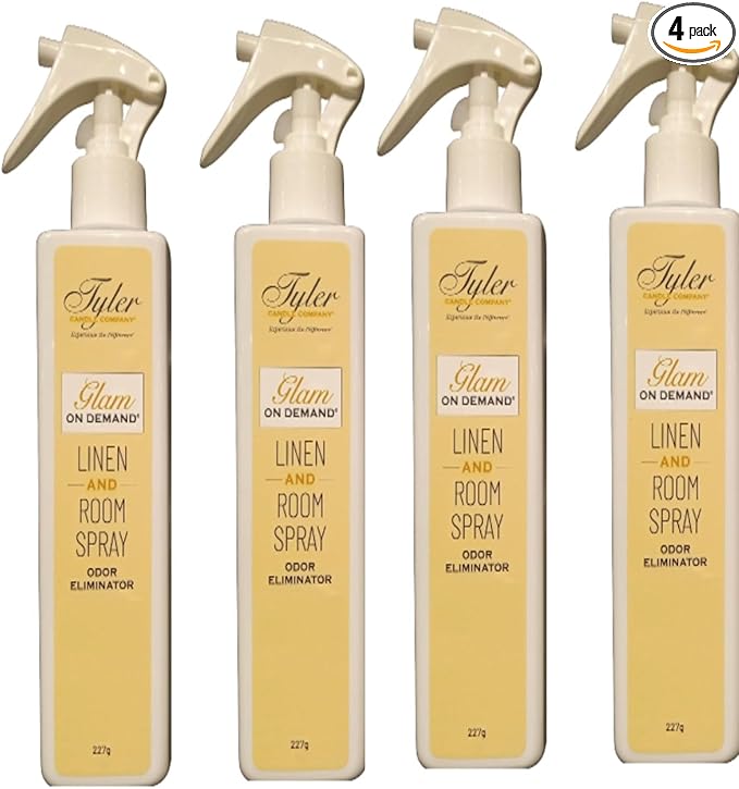 Tyler Candle Company - Spray On Demand - HIgh Maintenance fragrance - 227g / 8oz Clear