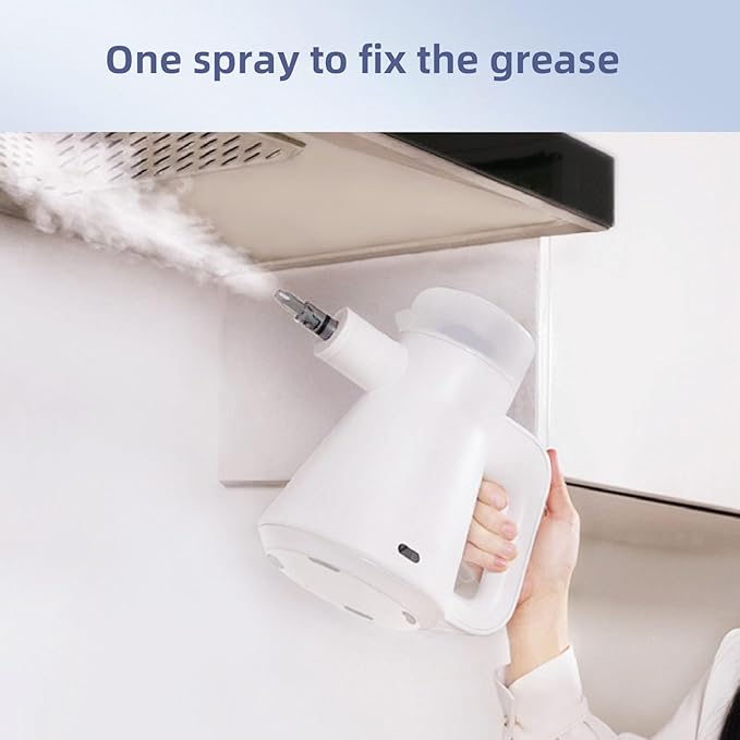 Handheld Pressurized Steam Cleaner 1000W High Temperature Steamer for Cleaning Portable Steam Cleaner for Home Use Deep Cleaning for Car Detailing Couch Furniture Couch Car (US