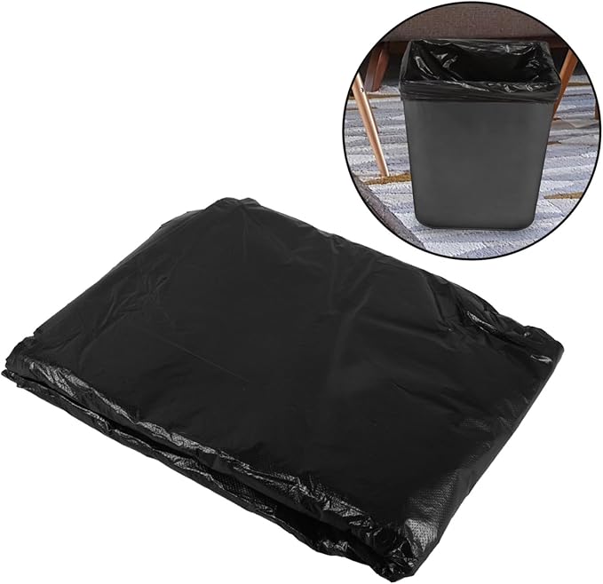 NOLITOY 25pcs Heavy Duty Trash Bags Thickened Mil Large Capacity Garbage Liners for Bathroom Kitchen Bedroom Waste Disposal