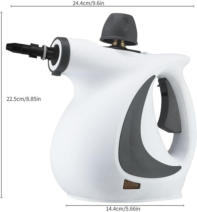 SteamerSteam CleanerPressurized Handheld Multi-surface Natural Steam Cleaner110v Compact Steam Cleaner for Home to Clean Kitchen Counters Stoves Bathroom Sinks and Dining Tables