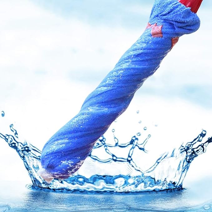Microfiber Twist Mop Dust Mops Washing Mop Hand Release Floor Cleaning Removable Washable Commemoration Day