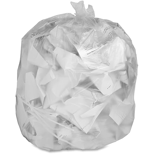 Genuine Joe - GJO70012 Economy High-Density Can Liners 33 Gal 35 mil (Pack of 500)
