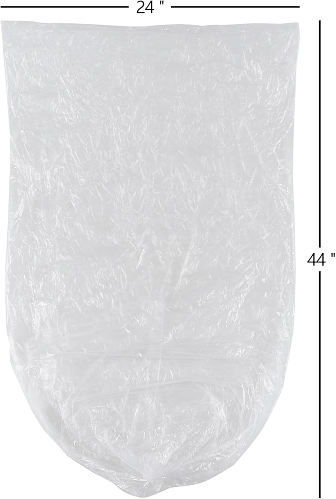 Zopnny 18 Gallon Garbage Bags Clear Large Trash Bags 100 Counts