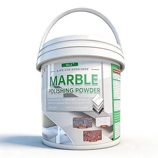 Professional Marble Polishing Powder Granite Polishing Kit Marble Floor Polish – Restore Shine &amp Remove Dullness Safe for All Kinds of Stone Countertops &amp Floors (1 kg)