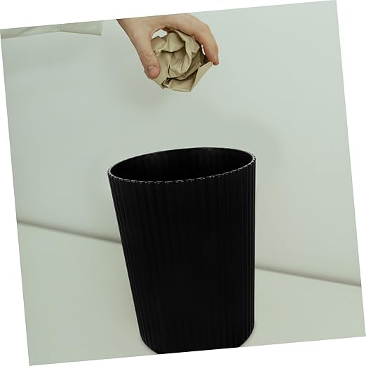 GARVALON Large Plastic Garbage Container Bin Trash Can for Kitchen Office Bathroom and More Sturdy Wastebasket for Versatile Use Modern Design for Home and Commercial Spaces