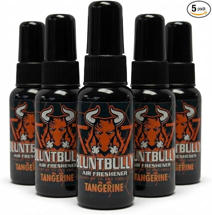 Blunt Bully Air Freshener (Tangerine Dream) (5 Pack) Premium Oil Based Air Freshener Spray. Long-Lasting Room Bathroom Office &amp Car Scent | Eliminates Odors from Smoke Pets &amp More
