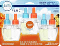 Febreze Odor-Fighting Air Freshener Room Fresheners Air Effects Air Freshener Refills Fade Defy Plug Technology - (1 Pack) contains (3) of 0.87 fl oz Refills (Hawaiian Aloha)