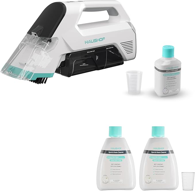 Handheld Carpet Cleaner &amp Spot &amp Stain Cleaner for Stairs Car