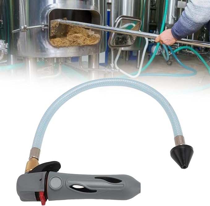 AC Drain Line Cleaner Tool with Oxygenating Function - Heavy Duty Portable HVAC Drain Hose Blaster for Blockage Removal‌ Grey