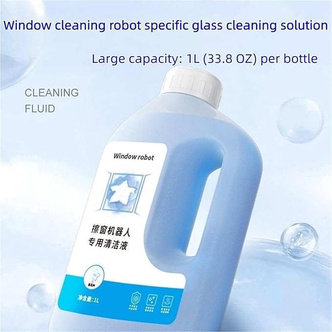 Glass Window Cleaning Solution Compatible With ECOVACS Winbot W1 PRO/W2 PRO/W2 PRO OMNI/W2 OMNI/Winbot MINI(1 pack)