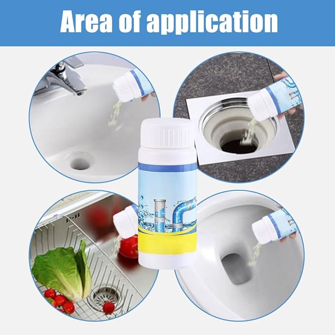 Sink Drain Cleaner 2025 Upgraded Sink and Drains Cleaner Multi-functional Powerful Pipe Unclogging Agent Drains Foam Cleaner for Kitchen Toilet and Pipes Cleaning Tool (1PCS)