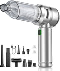 Car Vacuum Type-C ChargeHandheld Vacuum for Home Office(Light Silver)