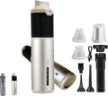 Portable Cordless Car Vacuum Cleaner Suction Power 19000Pa with Brushless Motor Handheld Mini Vacuum Cleaner with Multiple Attachments 3 Suction ModesRechargeable (Golden)