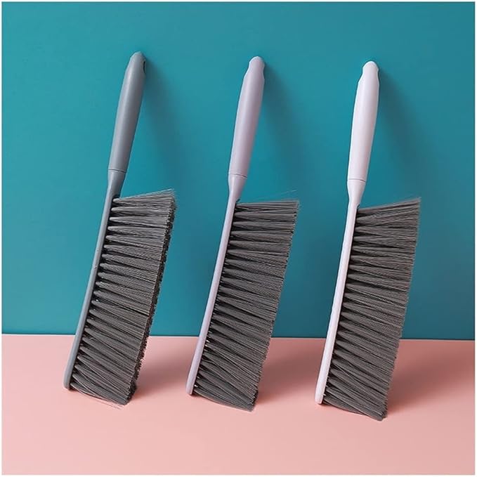 Dust PanIndoor Broom Brush for Cleaning Precipitator Bed Brush Anti-Static Dust Brush Multifunctional Cleaning Brush Hand Broom(B)