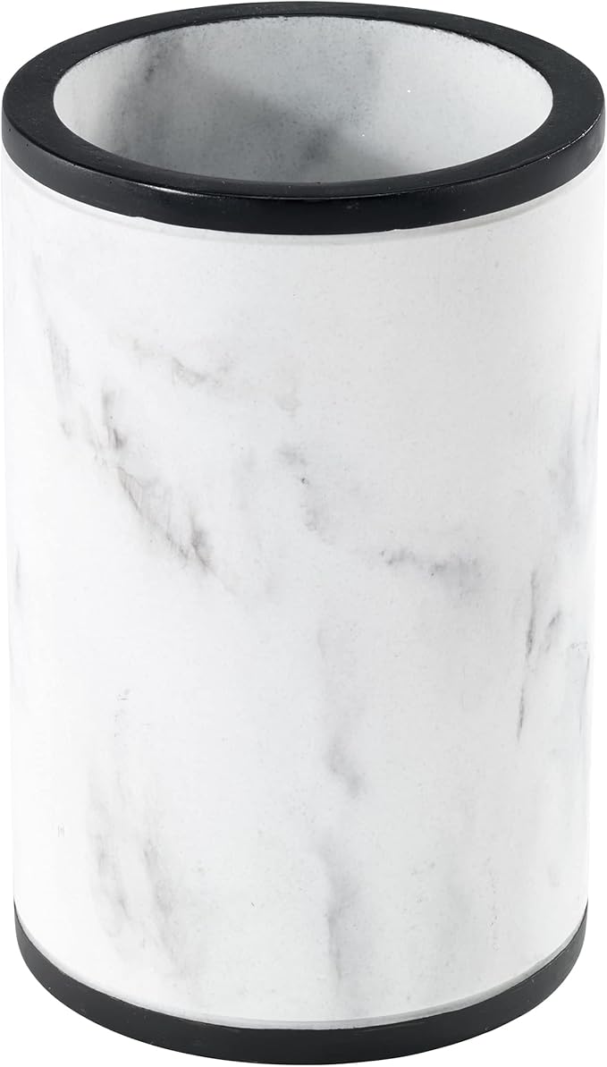 Avanti Linens - 4pc Accessory Set Guest Bathroom Essentials Modern Home Decor (Jasper Collection)