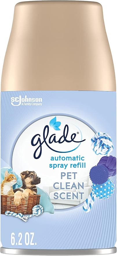 Automatic Spray Air Freshener Refill Pet Clean Scent 6.2 Ounce (2 Pack)