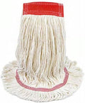 Wet Mop Premium Cotton Looped End Wide Bend 24 oz