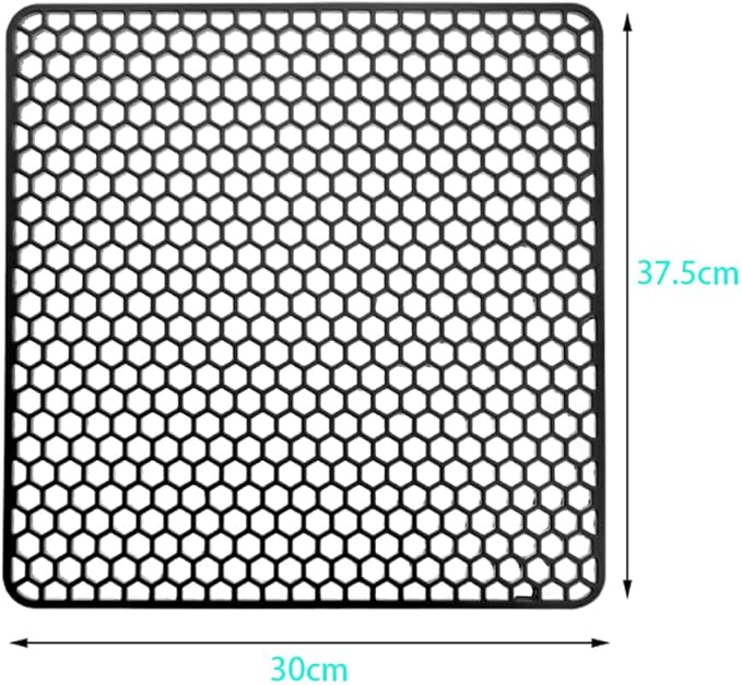 2pcs Silicone Sink Protector Grid Heat-Resistant Sink Liner Mat Anti-Slip Reusable for Bottom of Kitchen Farmhouse Table Mat Dining Protector Drying Kitchen Counter